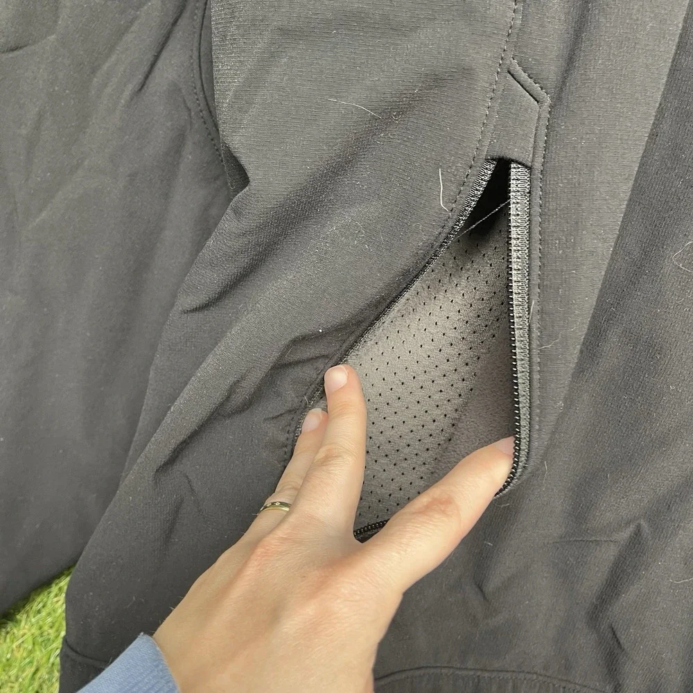 The North Face Jacket Mens Large Apex TNF Soft Shell Fleece Zipper Pockets Hike